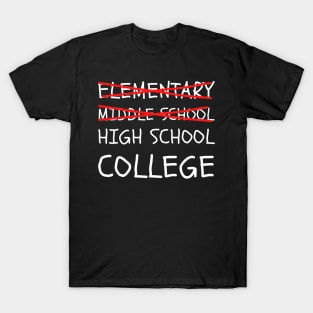 2020 Junior High Graduation Gift Middle School Graduation T-Shirt